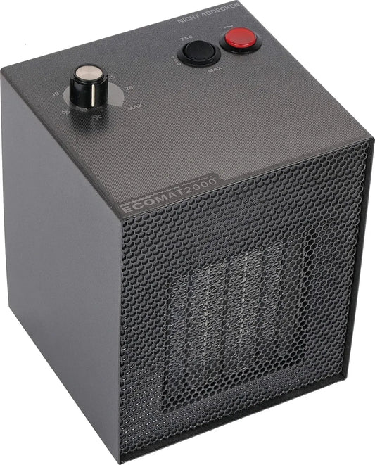 Elektroheizung, Ecomat 2000 Classic, elektrisches Heizgerät, Premium Keramik Heizlüfter Made in Germany