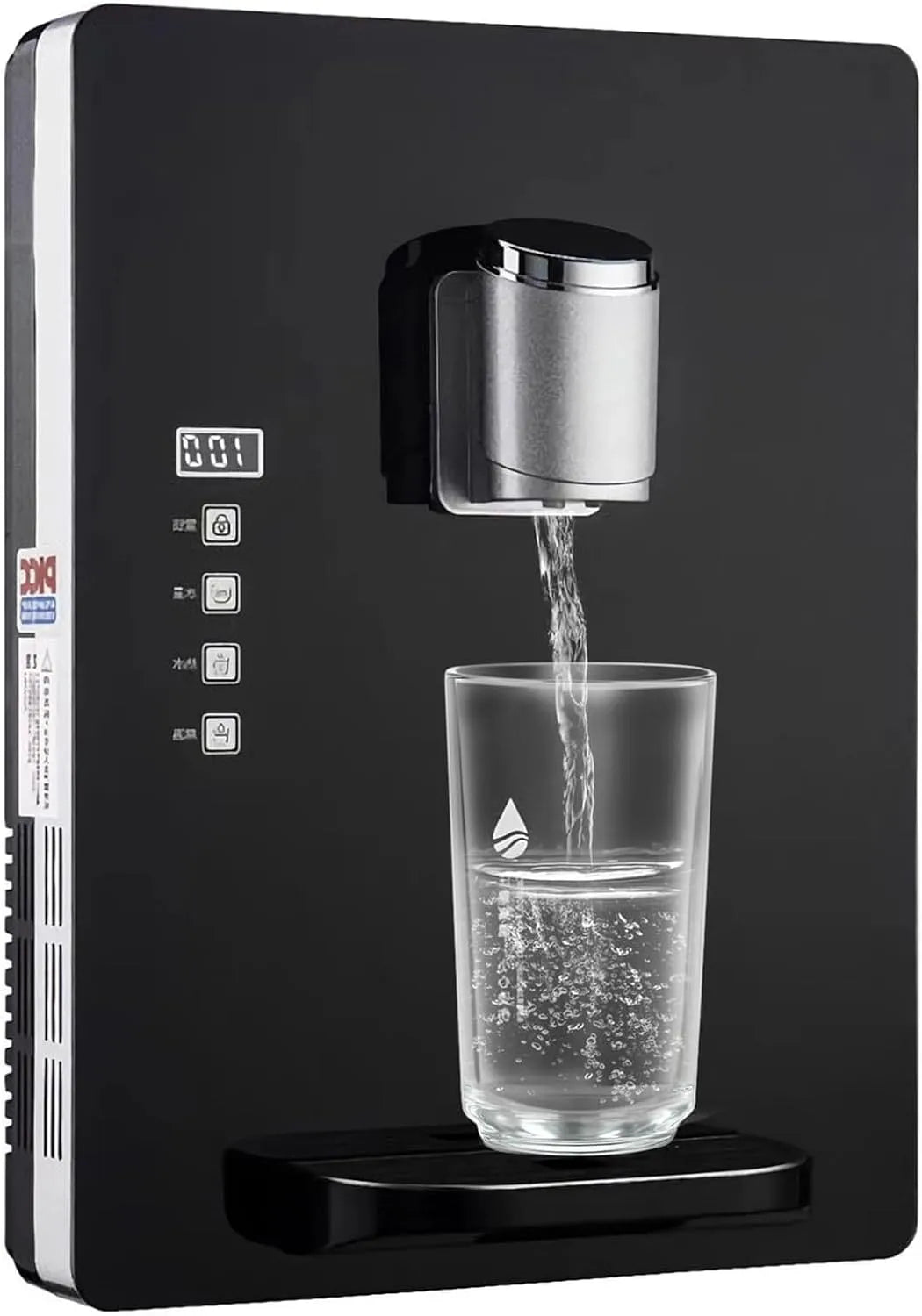 Küchenarmatur, Touch-Bedienung, Kindersicherung, 2 Temperaturzonen, einstellbare Temperatur, Smart-Touchscreen mit Kindersicherung für Küche, 30 l/h