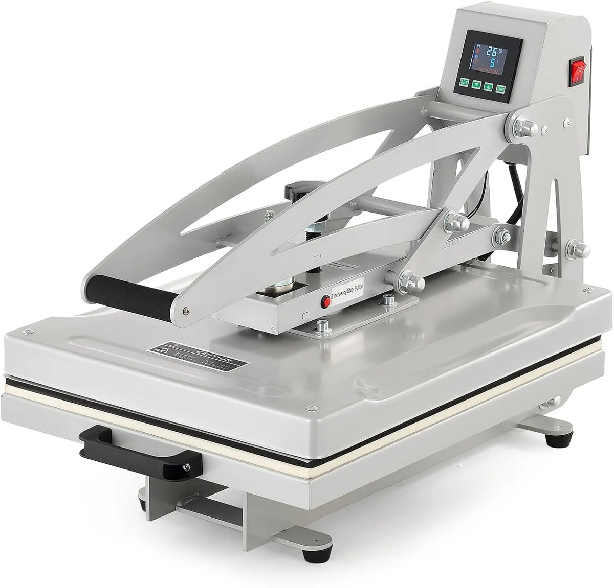 Clamshell-Heißpressmaschine, Wärmepressmaschine, Transferpresse, Textilpresse, Hitzepresse, Heißpresse, 50 x 40 cm, 2200 W, Wärmefunktion, CREWORKS