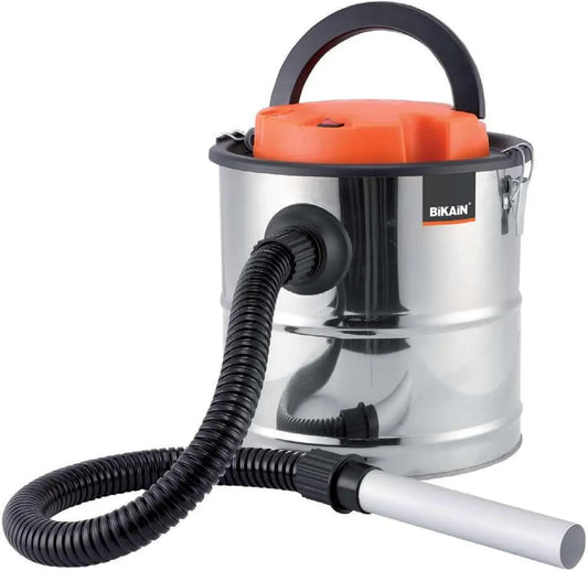 Staubsauger, 20 L, 1200 W, Edelstahl, Inklusive 1m Schlauch und Filterabdeckung, Hergestellt aus Edelstahl, 1200W Leistung und 20L Fassungsvermögen