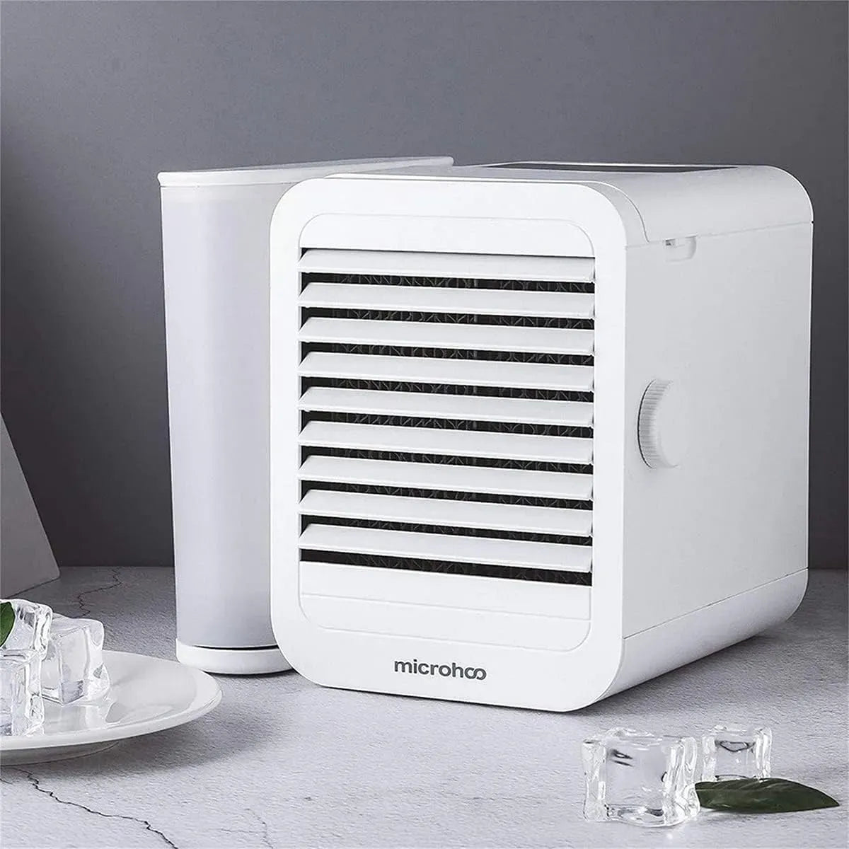Klimaanlage, tragbar, Touch-Bedienung, großer Wassertank, USB, leise, 1000ml Wassertank