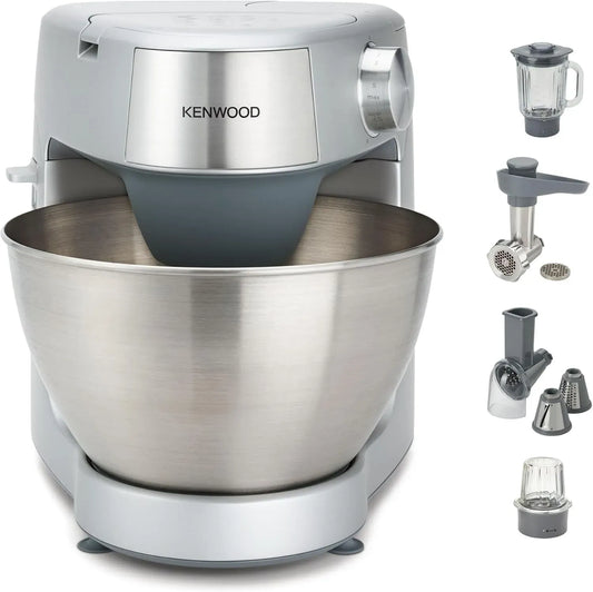 Kenwood KHC29A.X0SI Küchenmaschine, 4,3 L, Edelstahl, Set mit 12 Zubehörteilen