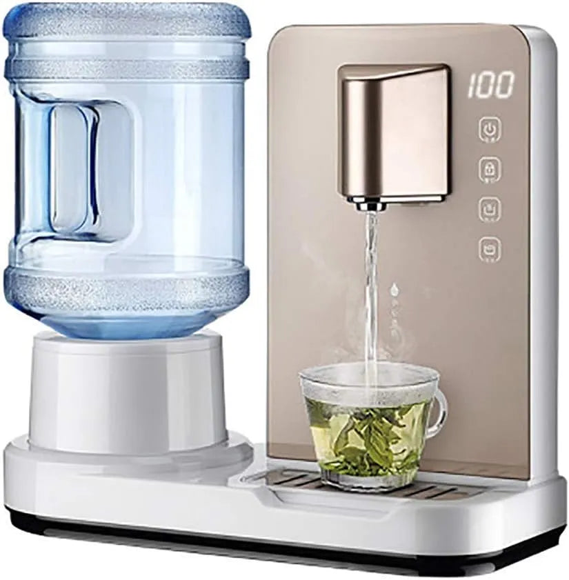 Dispenser, Smart, Desktop Fast Hot Water Dispenser, Small Instant Hot Home Smart Direct Drinking Water Dispenser 6 Second Hot with Child Safety Lock