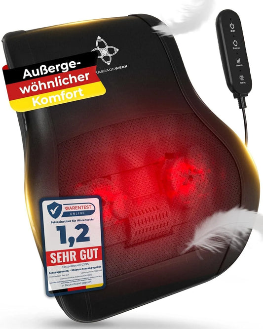 Nackenmassagegerät, Massageapparat für Nacken und Rücken, Wärmefunktion