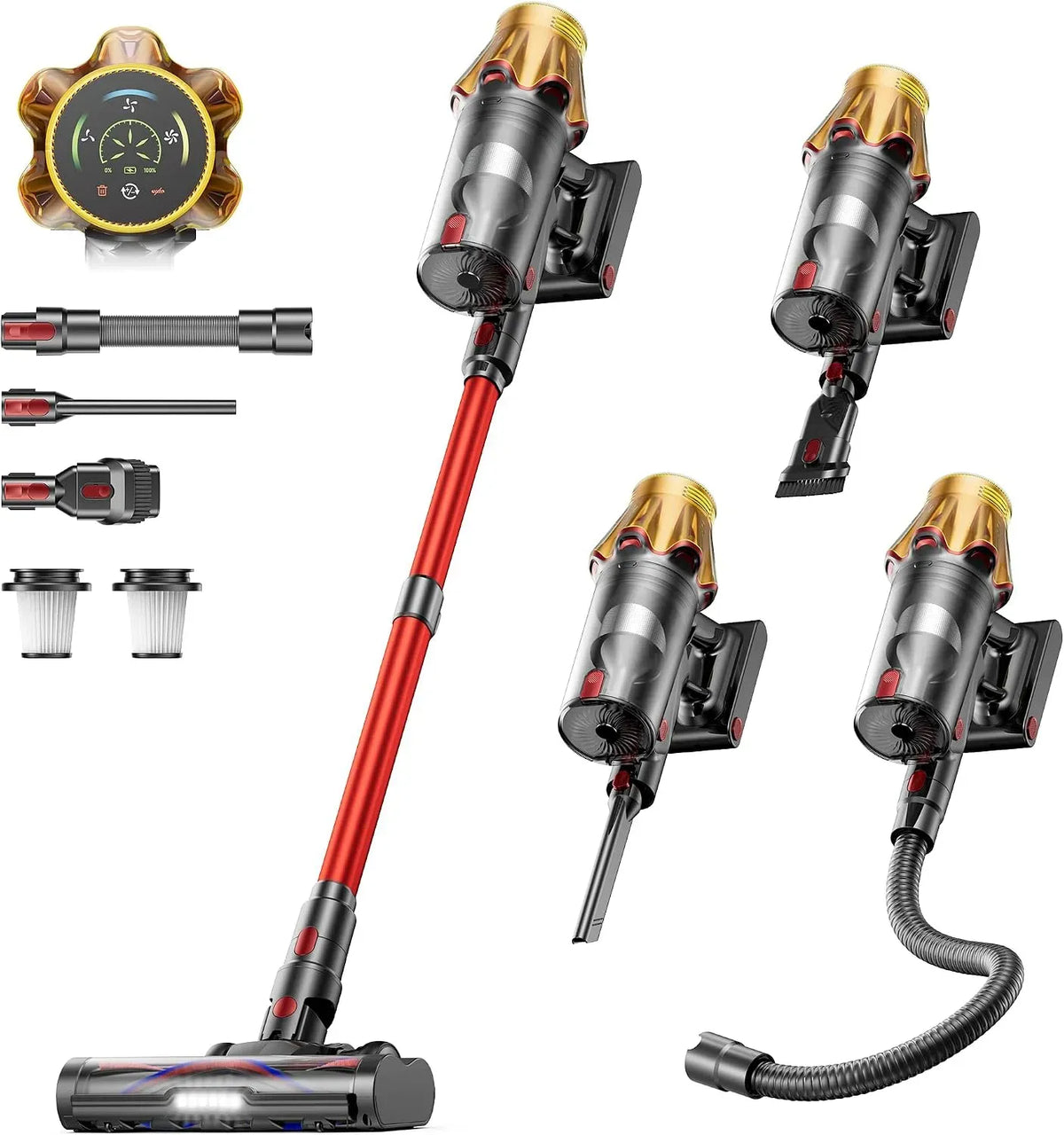 Staubsauger, 1,8 L, 600 W, Akku 50KPa/600W/70Min 1.5M, leise, Ultraleise, 1.5 M