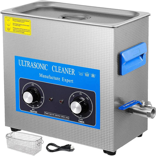 VEVOR Ultraschallreiniger, Ultraschallreinigungsgerät, 220 V, Timer, gewerblich, Edelstahl, Wärmefunktion
