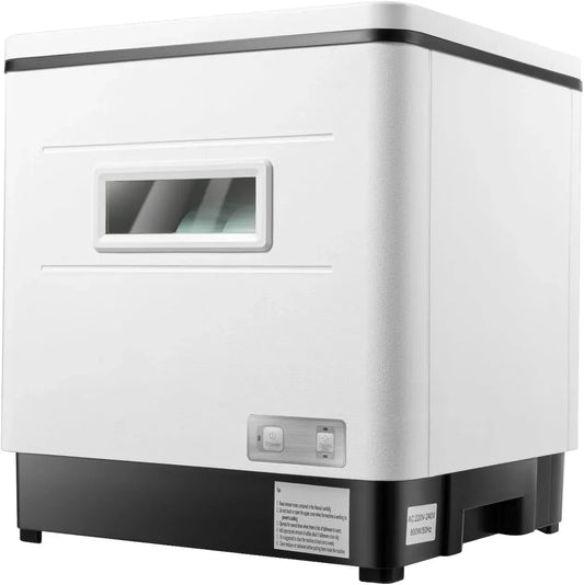 Geschirrspüler, 800 W, Spülmaschine, tragbar, Edelstahl