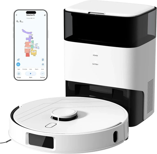 Saugroboter T30 3D-Hindernisvermeidung, 3.5 L, 3D-Optik, 12000Pa Saugkraft, Staubsauger Roboter mit Absaugstation 3