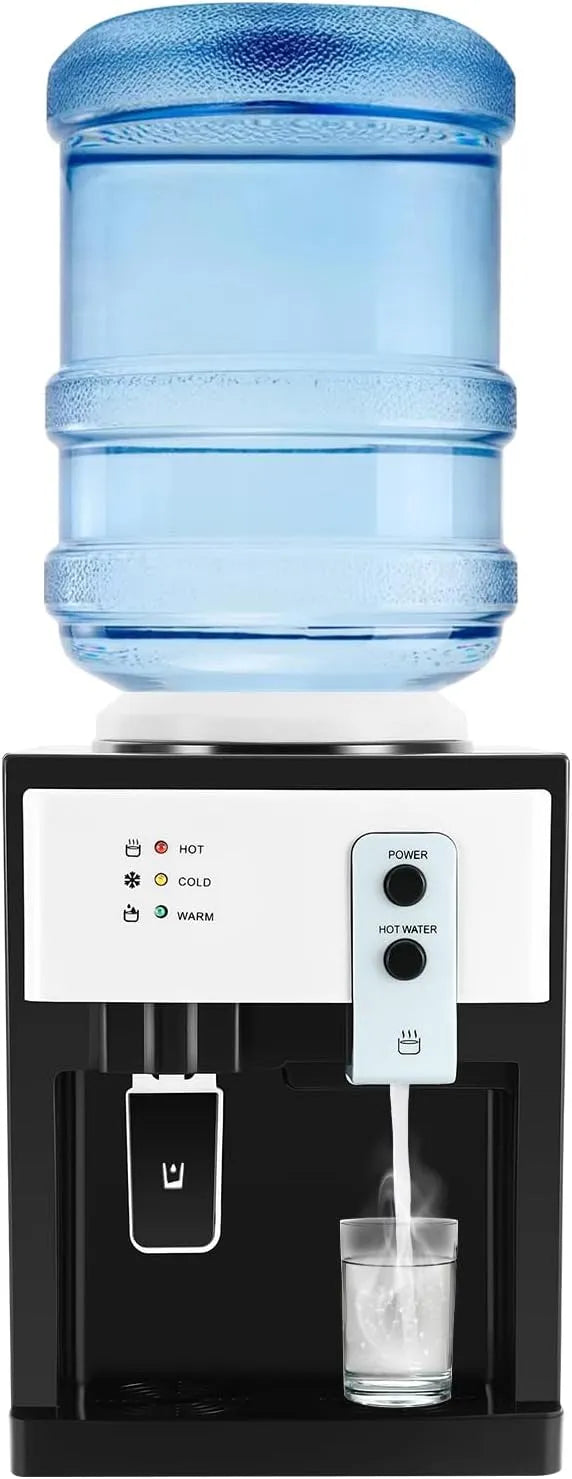 4.5-18.9L Mini-Desktop-Wasserspender, Elektrischerwasserspender, Heiß-/Kaltwasser-Spender, Kaltwasserspender, 18.9 L, 575 W, 220 V, Wärmefunktion