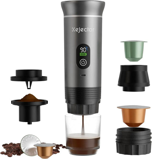 Espressomaschine, tragbar, Camping, kejector Tragbare Kaffeemaschine