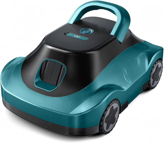 Poolroboter, Poolsauger, Akku, Poolreinigungsroboter, Poolreiniger, 200 m, kabellos, für Aufstellpool 200m²