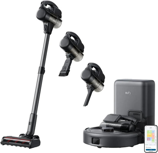 Staubsauger, eufy 3-in-1 E20, elektrisches Staubsauggerät, 3-in-1 Roboterstaubsauger E20 mit 30000 Pa Saugkraft