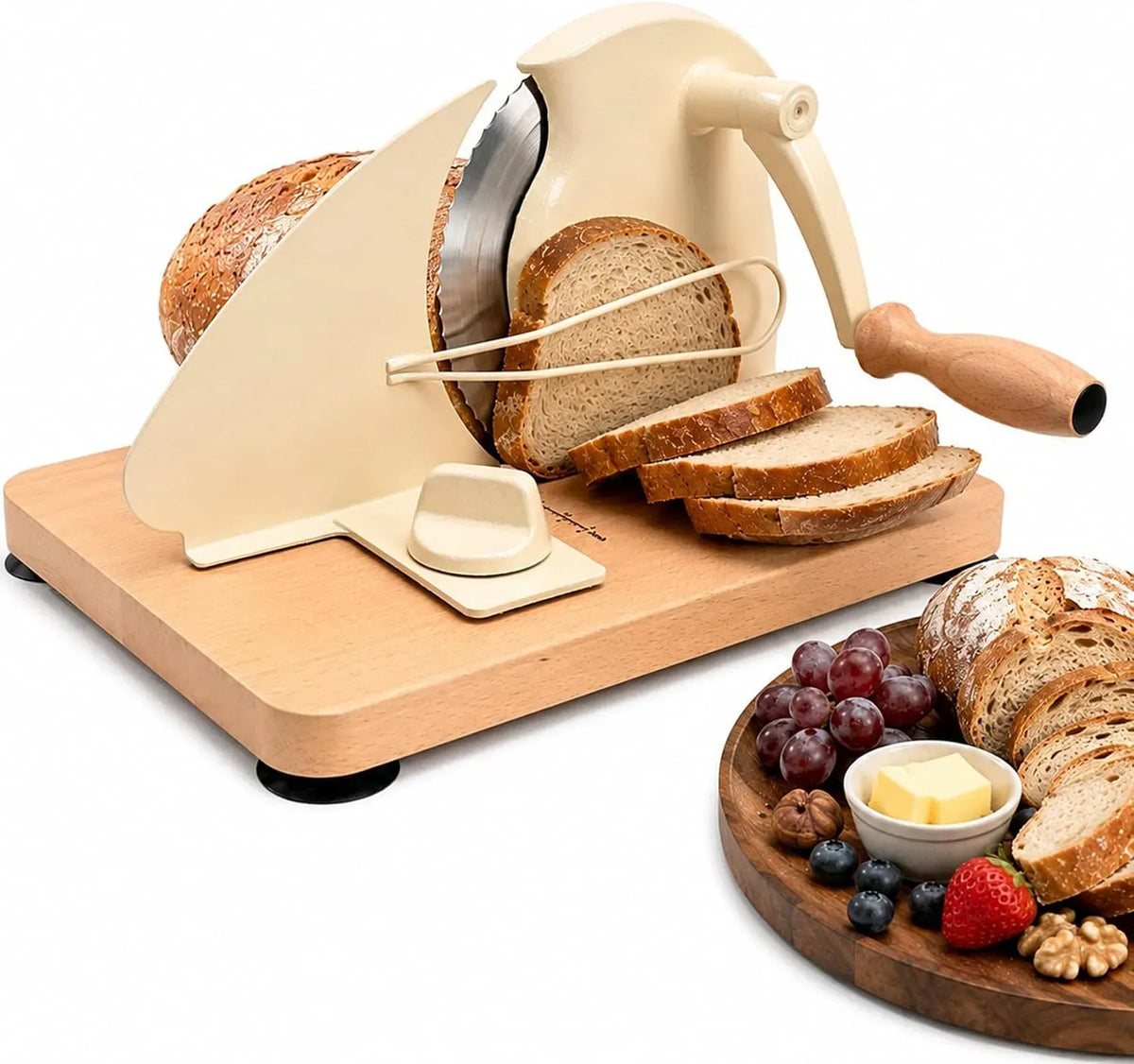 Brotschneidemaschine, Brotschneidemaschine Manuelle mit Handkurbel