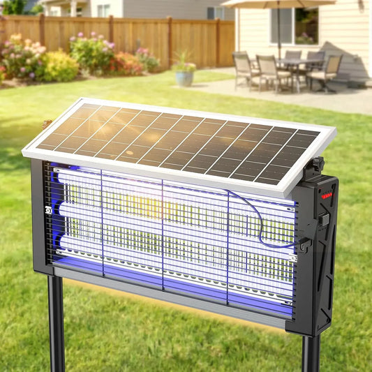IPX4 Dämmerungssensor, Mückenfalle, Kabel, Akku, 3000 V, 4 m, USB, Camping, kabellos, für Außen, OGERY