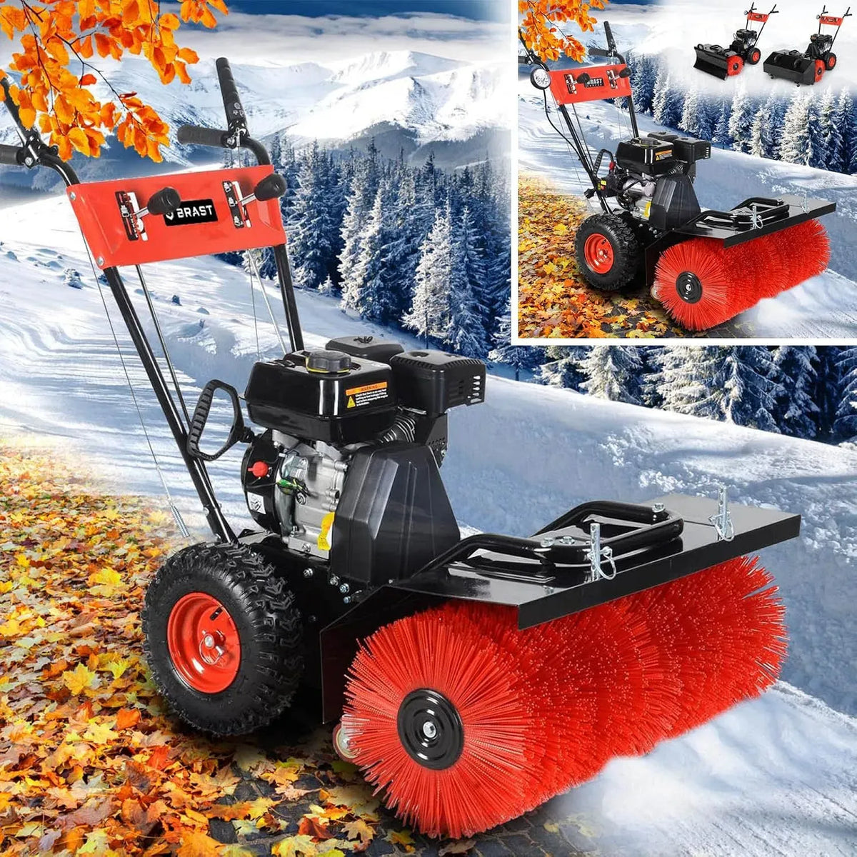 Kehrmaschine, Bodenkehrmaschine, BRAST