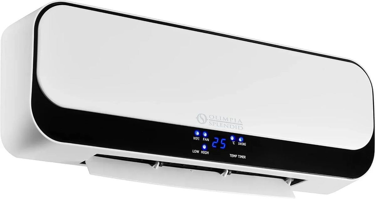 Elektroheizung, 2000 W, 240 V, WLAN, Weiß, Olimpia Splendid 99261 Caldo Up T WiFi