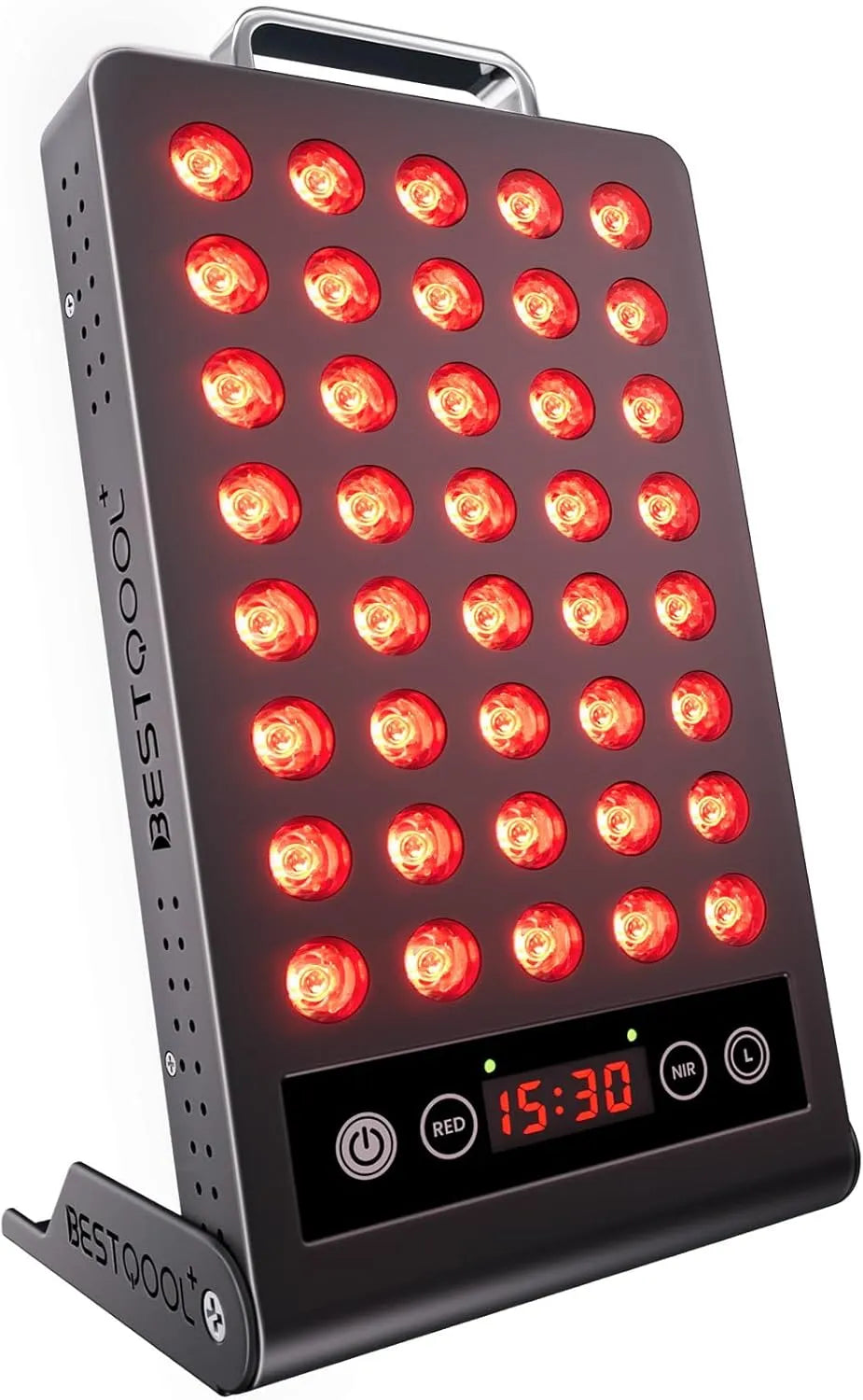 Nahinfrarot-Rotlichtgerät, Rotlichtlampe, 50 W, 660 nm, 850 nm, tragbar, Timer, für Gesicht und Körper